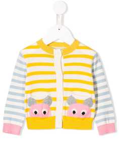 Stella McCartney Kids кардиган в полоску