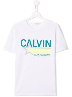 Calvin Klein Kids футболка с логотипом