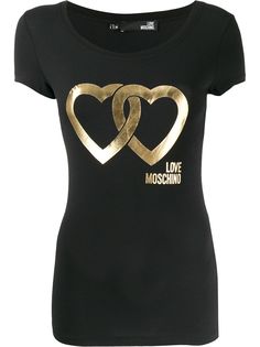 Love Moschino футболка с принтом