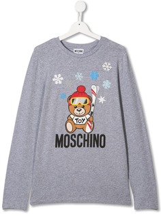 Moschino Kids толстовка с логотипом