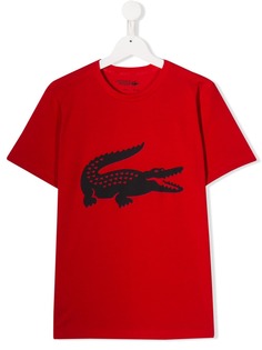 Lacoste Kids футболка с логотипом