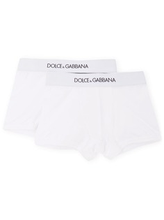 Dolce & Gabbana Kids боксеры с логотипом на поясе