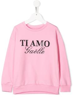 Gaelle Paris Kids толстовка с принтом