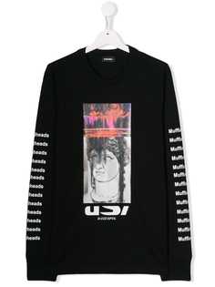 Diesel Kids толстовка с графичным принтом