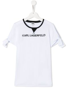 Karl Lagerfeld Kids футболка с логотипом