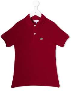 Lacoste Kids рубашка-поло с логотипом