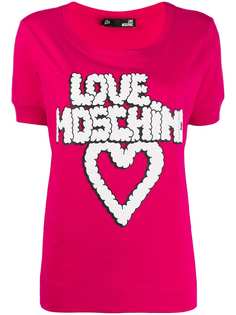 Love Moschino футболка с графичным принтом
