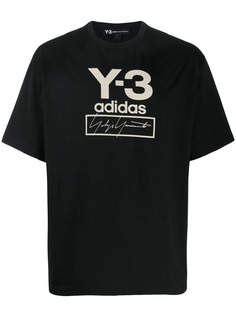 Y-3 футболка с логотипом