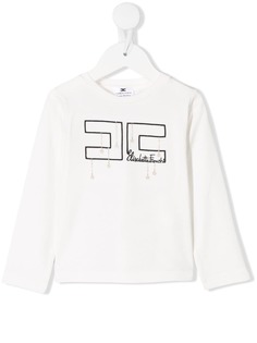 Elisabetta Franchi La Mia Bambina футболка с логотипом