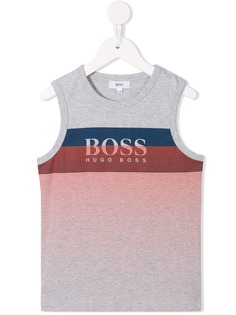 BOSS Kidswear топ без рукавов с логотипом