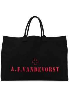 A.F.Vandevorst объемная сумка-тоут с логотипом