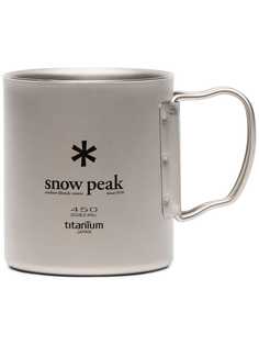 Snow Peak кружка Ti-Double 450 с логотипом