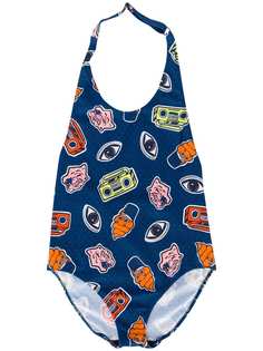 Kenzo Kids купальник с принтом