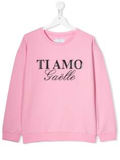 Gaelle Paris Kids толстовка с логотипом