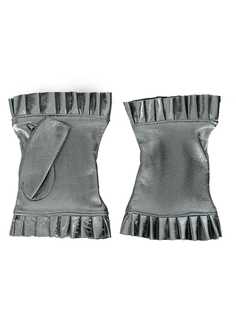 Gala Gloves перчатки-митенки с оборками