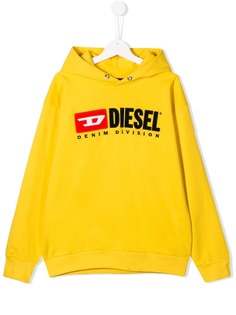 Diesel Kids худи с вышитым логотипом