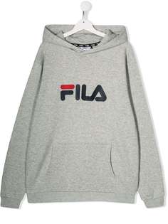 Fila Kids TEEN logo printed hoodie