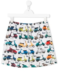 Mc2 Saint Barth Kids плавки-шорты Vespa Boy