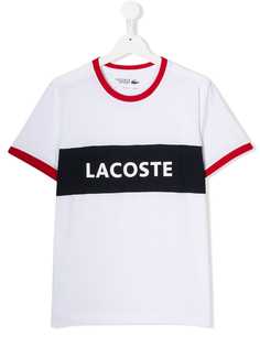 Lacoste Kids футболка с логотипом