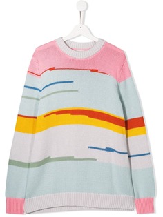 Stella McCartney Kids полосатый кардиган