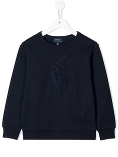 Ralph Lauren Kids толстовка с вышитым логотипом