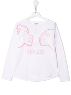 Kenzo Kids топ Tiger and Friends