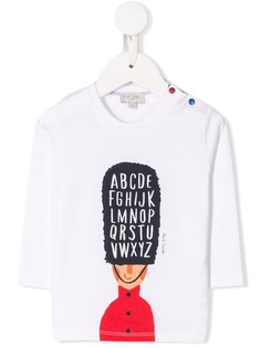 Paul Smith Junior топ с графичным принтом и длинными рукавами