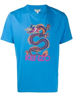 Kenzo футболка с принтом Dragon