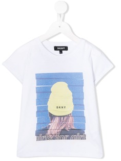 Dkny Kids футболка с принтом