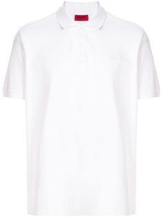 Hugo Hugo Boss рубашка-поло с контрастным логотипом