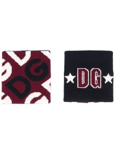 Dolce & Gabbana комплект из двух напульсников с логотипом