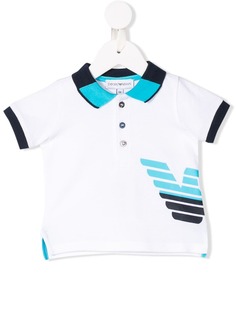Emporio Armani Kids рубашка-поло с логотипом
