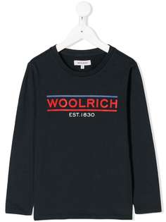 Woolrich Kids толстовка с логотипом
