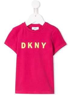 Dkny Kids футболка с принтом логотипа