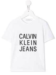 Calvin Klein Kids футболка с логотипом
