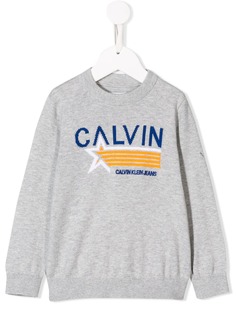 Calvin Klein Kids джемпер с вышитым логотипом