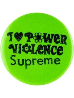 Supreme брошь I Love Power Violence