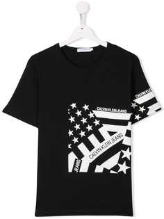 Calvin Klein Kids футболка с принтом