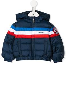 Levis Kids пуховик с контрастными полосками
