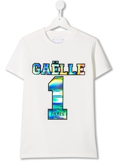 Gaelle Paris Kids футболка с логотипом