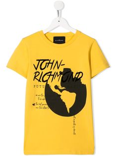 John Richmond Junior футболка с графичным принтом