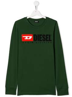 Diesel Kids футболка с логотипом