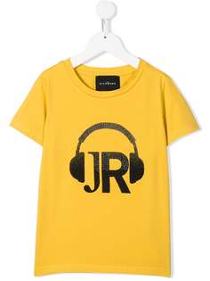 John Richmond Junior футболка с декорированным логотипом