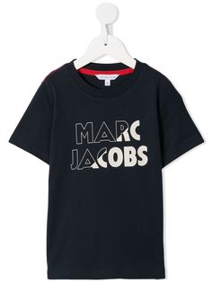 Little Marc Jacobs двухцветная футболка с логотипом