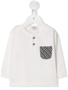 Aletta футболка с контрастным карманом