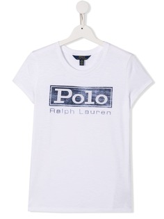 Ralph Lauren Kids футболка с логотипом Polo