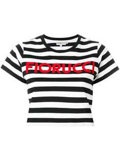 Fiorucci полосатая укорочнная футболка