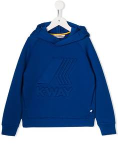 K Way Kids худи с тисненым логотипом
