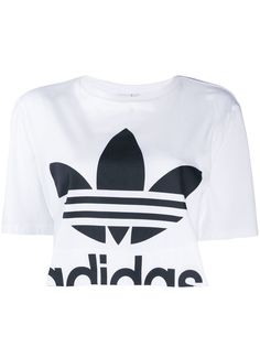 adidas футболка с контрастным логотипом