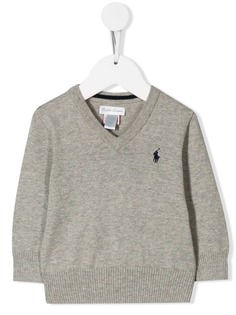 Ralph Lauren Kids джемпер с V-образным вырезом